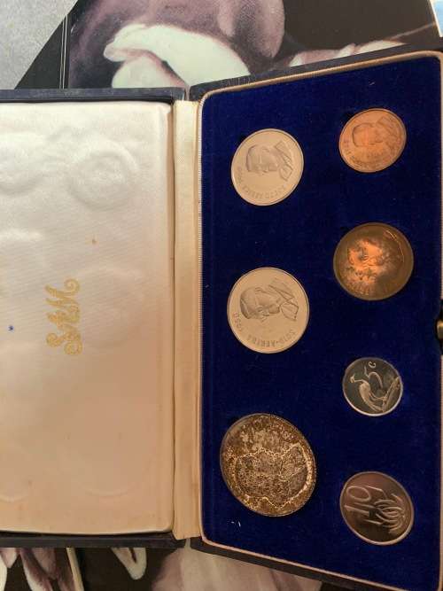 1968 Short Proof Set Blue Sam Box